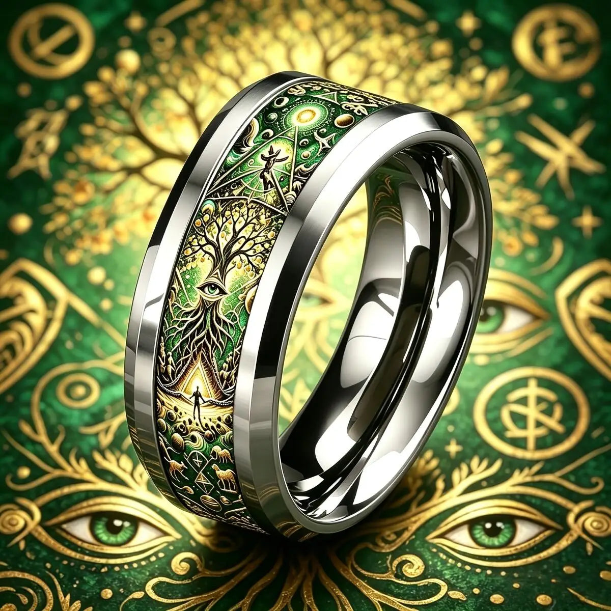 Bague Arbre de Vie - Symbole de Sagesse et Connexion Spirituelle