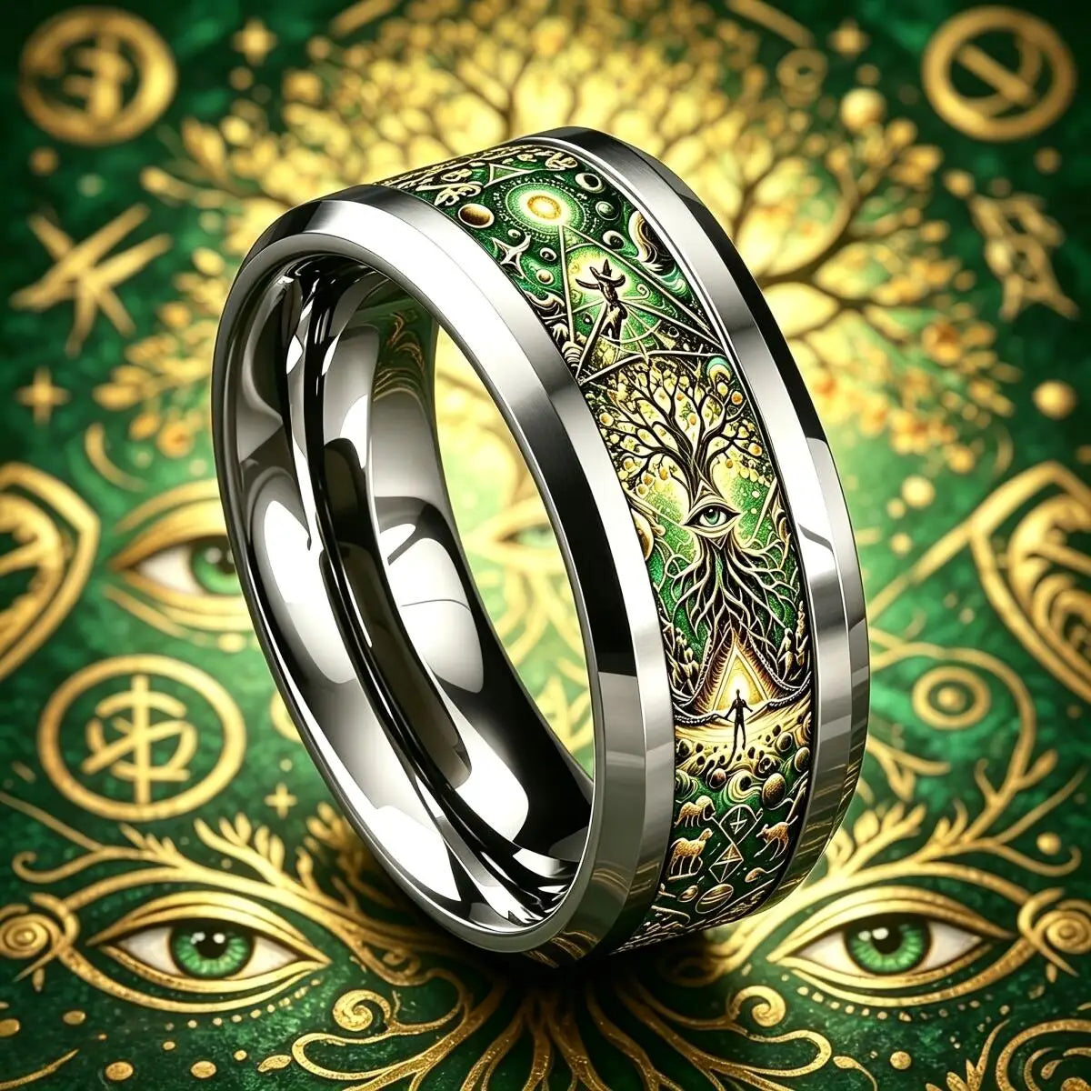 Bague Arbre de Vie - Symbole de Sagesse et Connexion Spirituelle