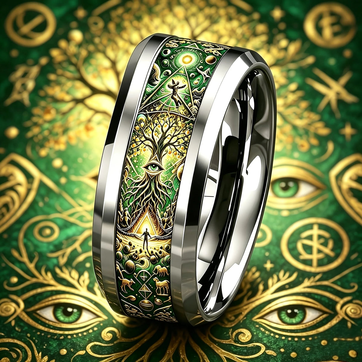 Bague Arbre de Vie - Symbole de Sagesse et Connexion Spirituelle